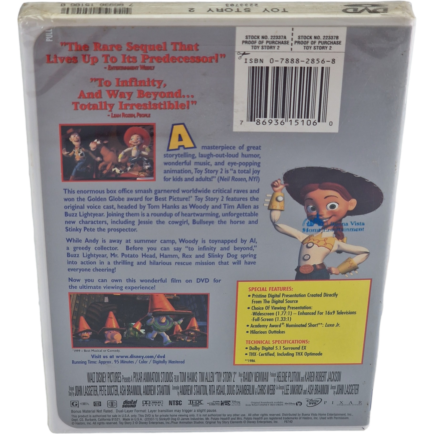 Toy Story 2 DVD Collection Disney / Buena Vista Tom Hanks 2001 Zone 1