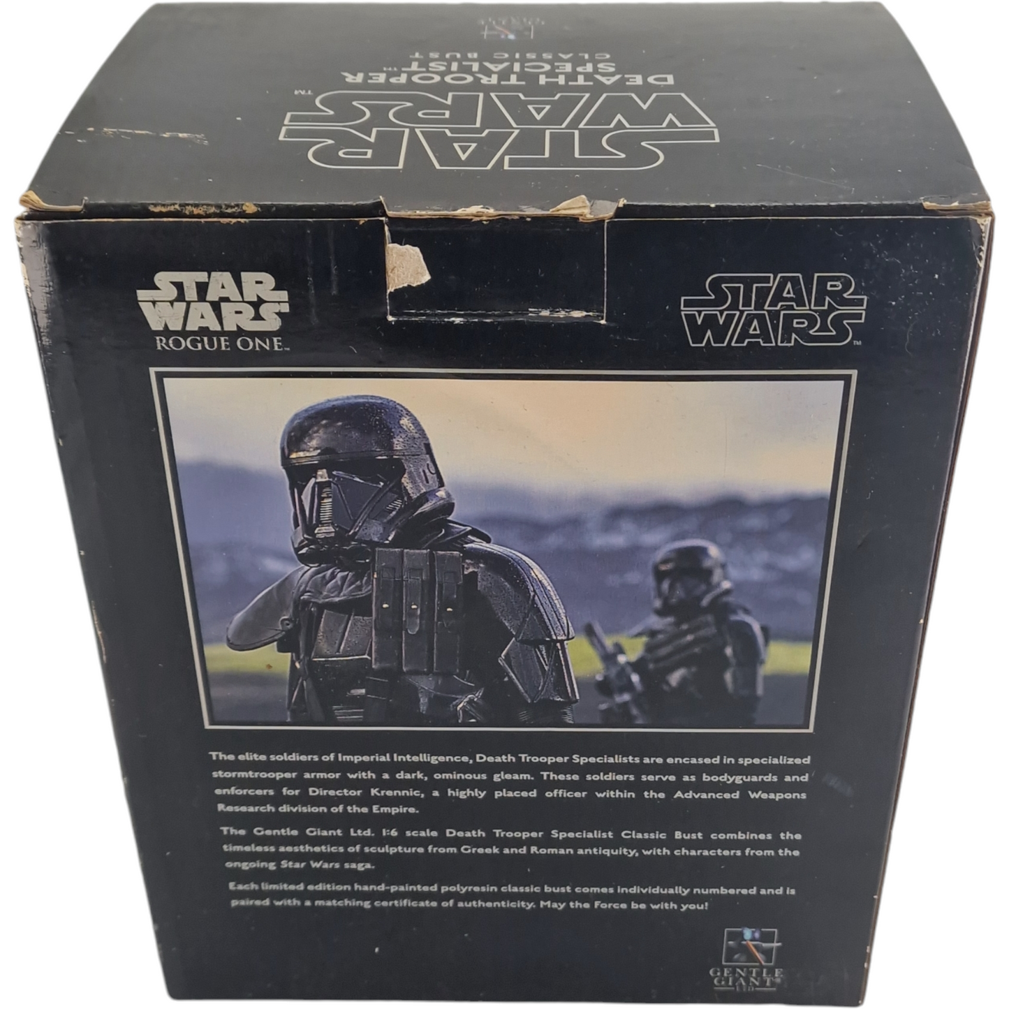 Star Wars : Gentle Giant Buste résine Death Trooper Specialist 1/6 Neuf