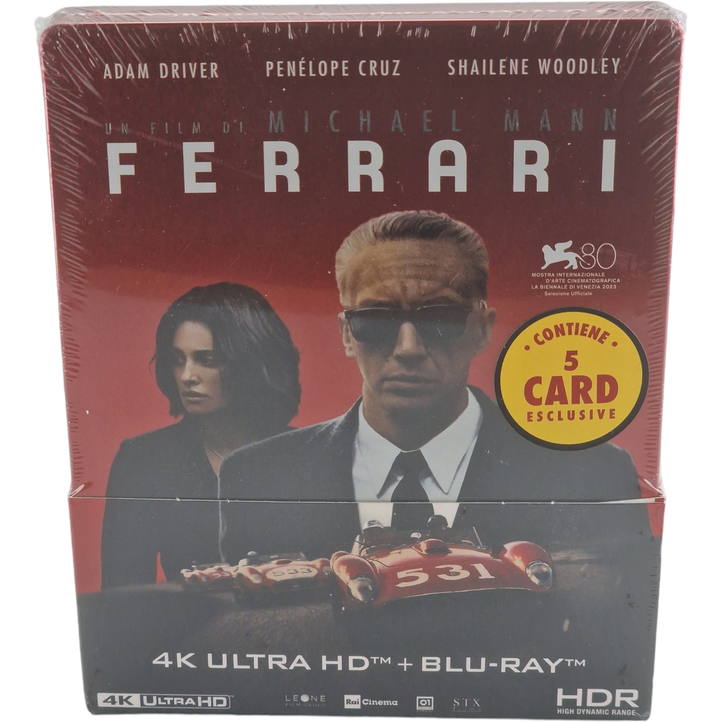 Ferrari 4K Ultra HD + Blu-ray SteelBook édition Limitée Adam Driver Zone B