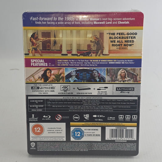 Wonder Woman 1984 (2020) – SteelBook 4K UHD + Blu-ray – Import UK