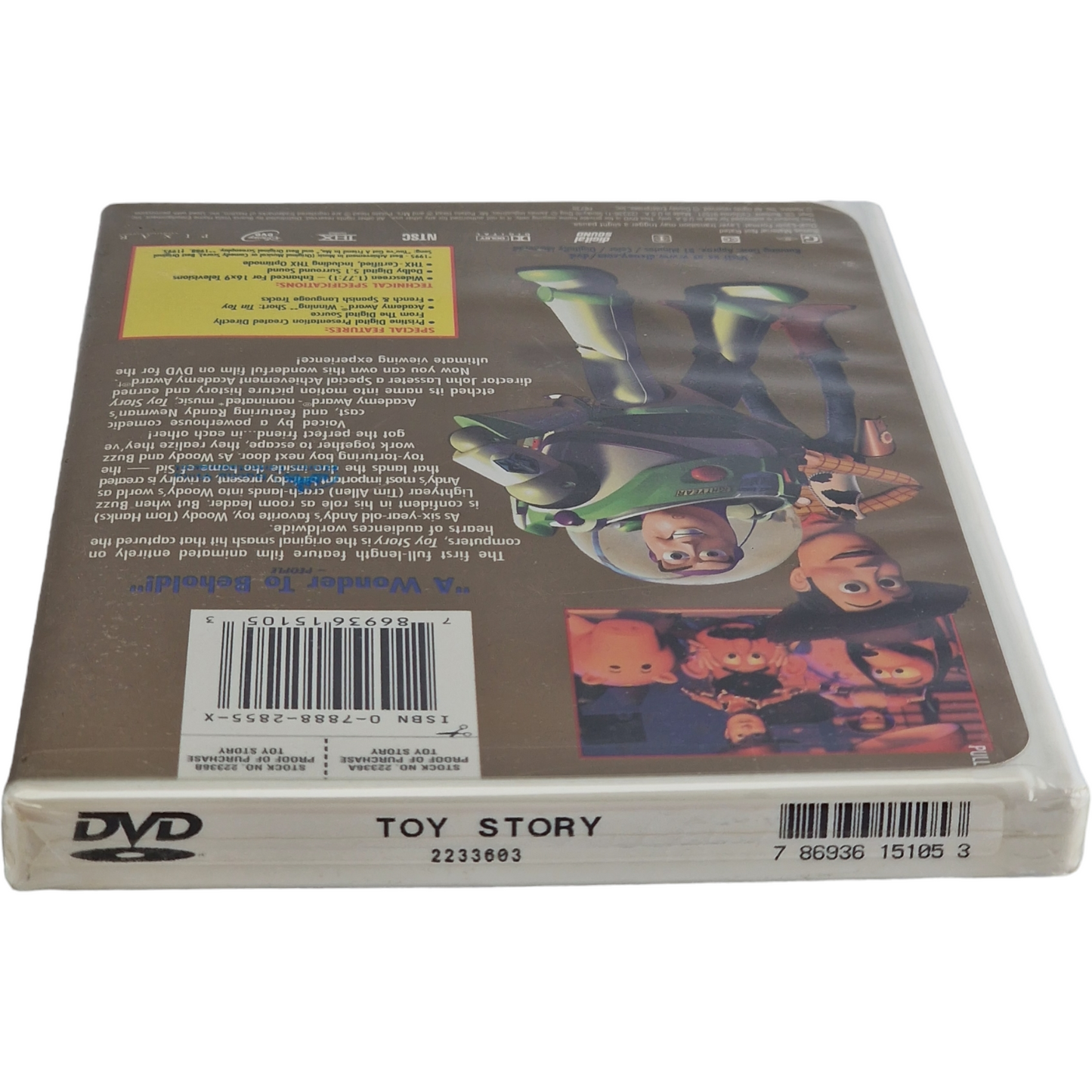 Toy Story 1995 DVD Collection Disney / Buena Vista Tom Hanks 2001 Zone 1