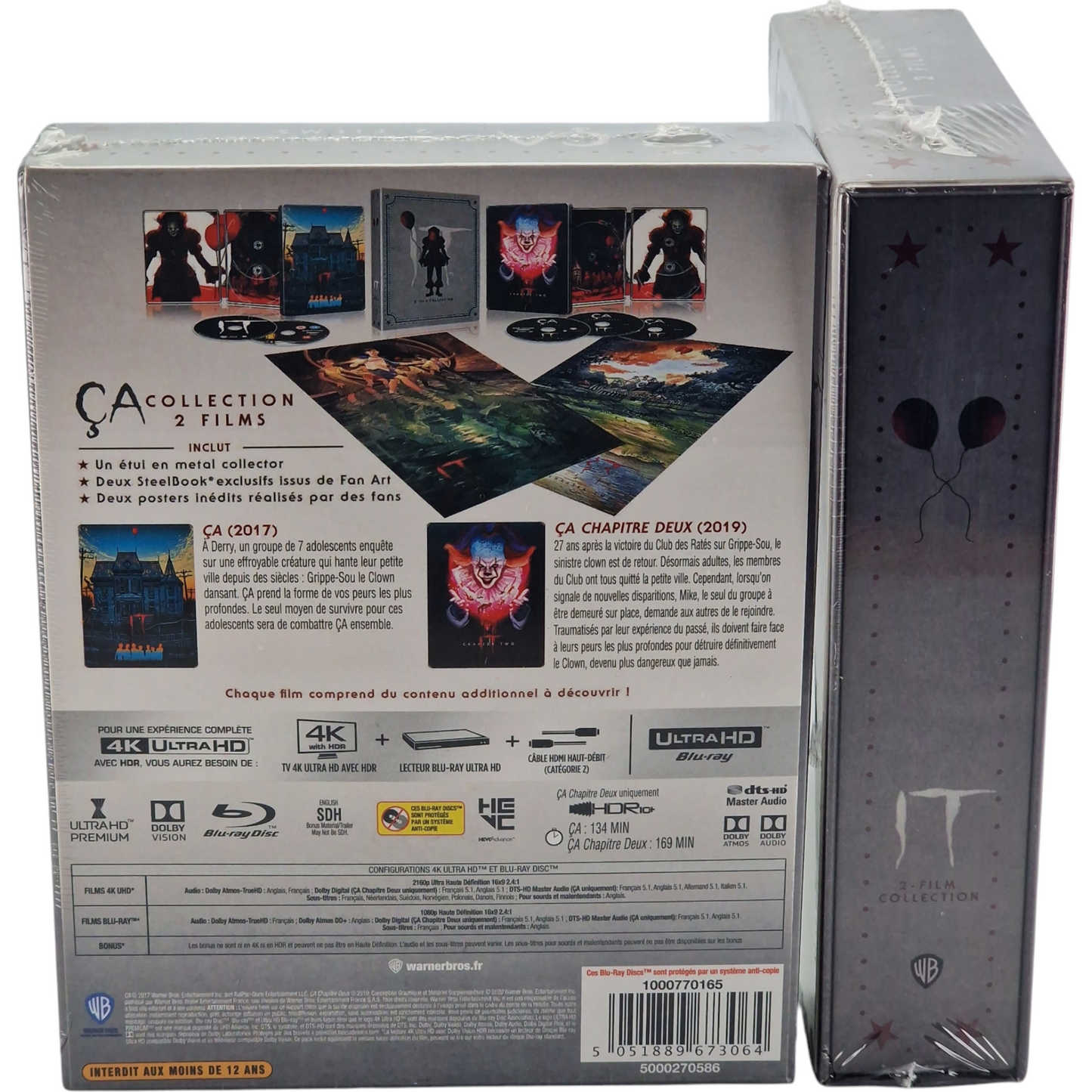 It : Chapters One & Two Ça: Chapitres 1 et 2 SteelBook 4K Ultra HD + Blu-ray B