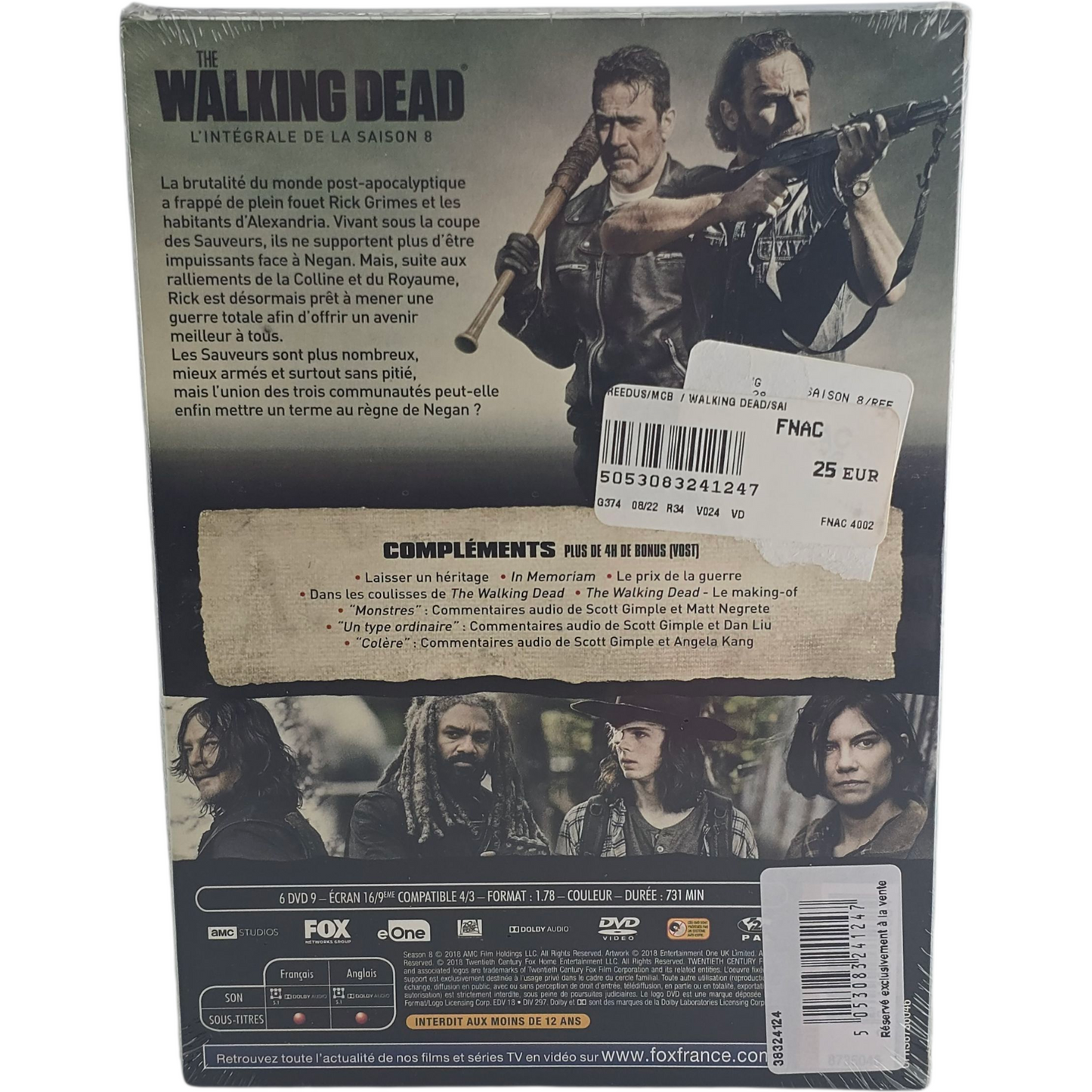 The Walking Dead :saison 8 complète Blu-ray France Region Free 2012