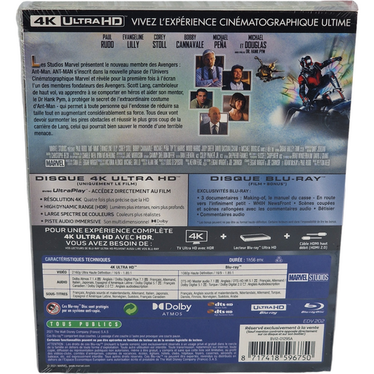 Ant-Man - SteelBook 4K Ultra HD + Blu-ray - Visuel 3