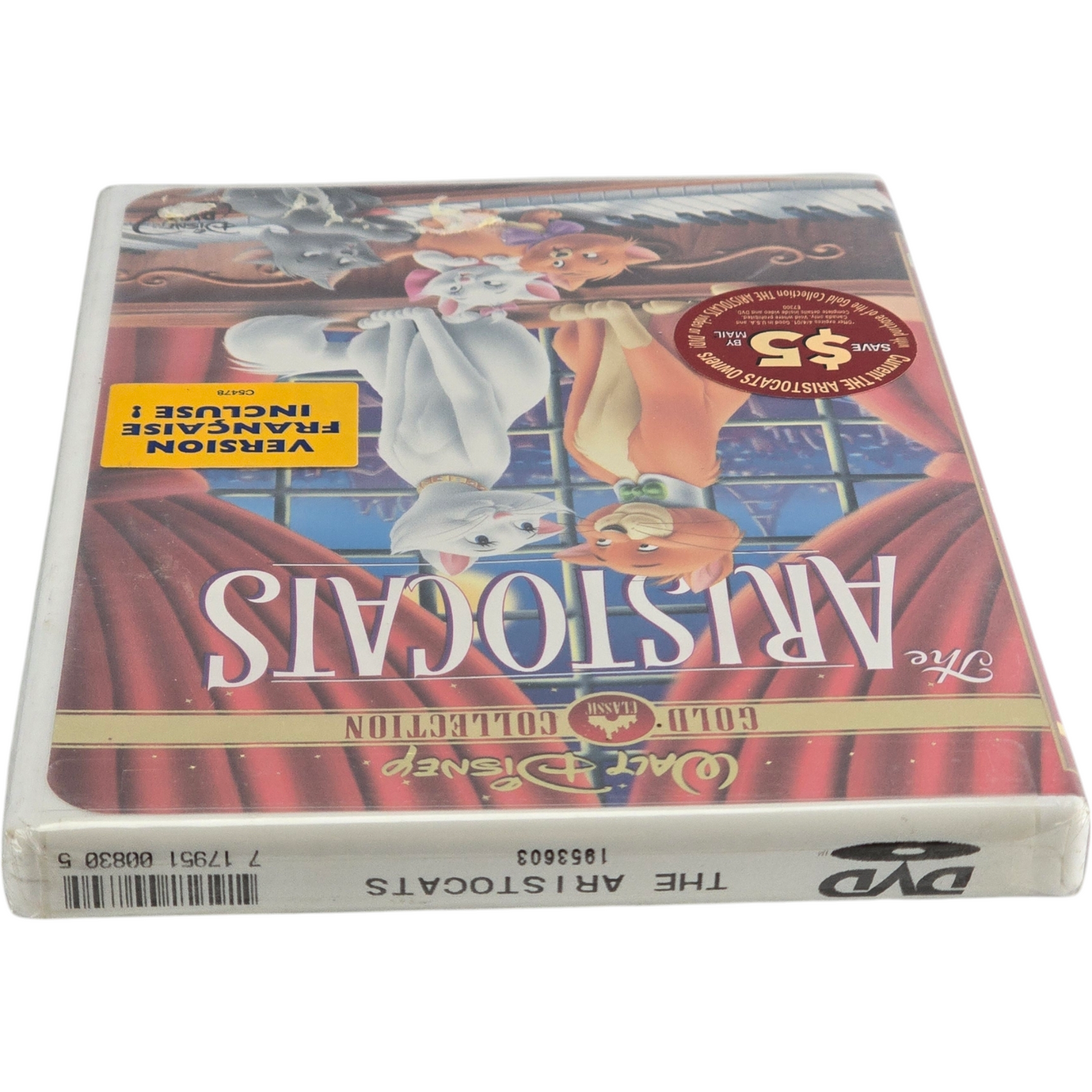 Les Aristochats DVD Walt Disney Gold Classic Collection 30e 2000 VF Region A