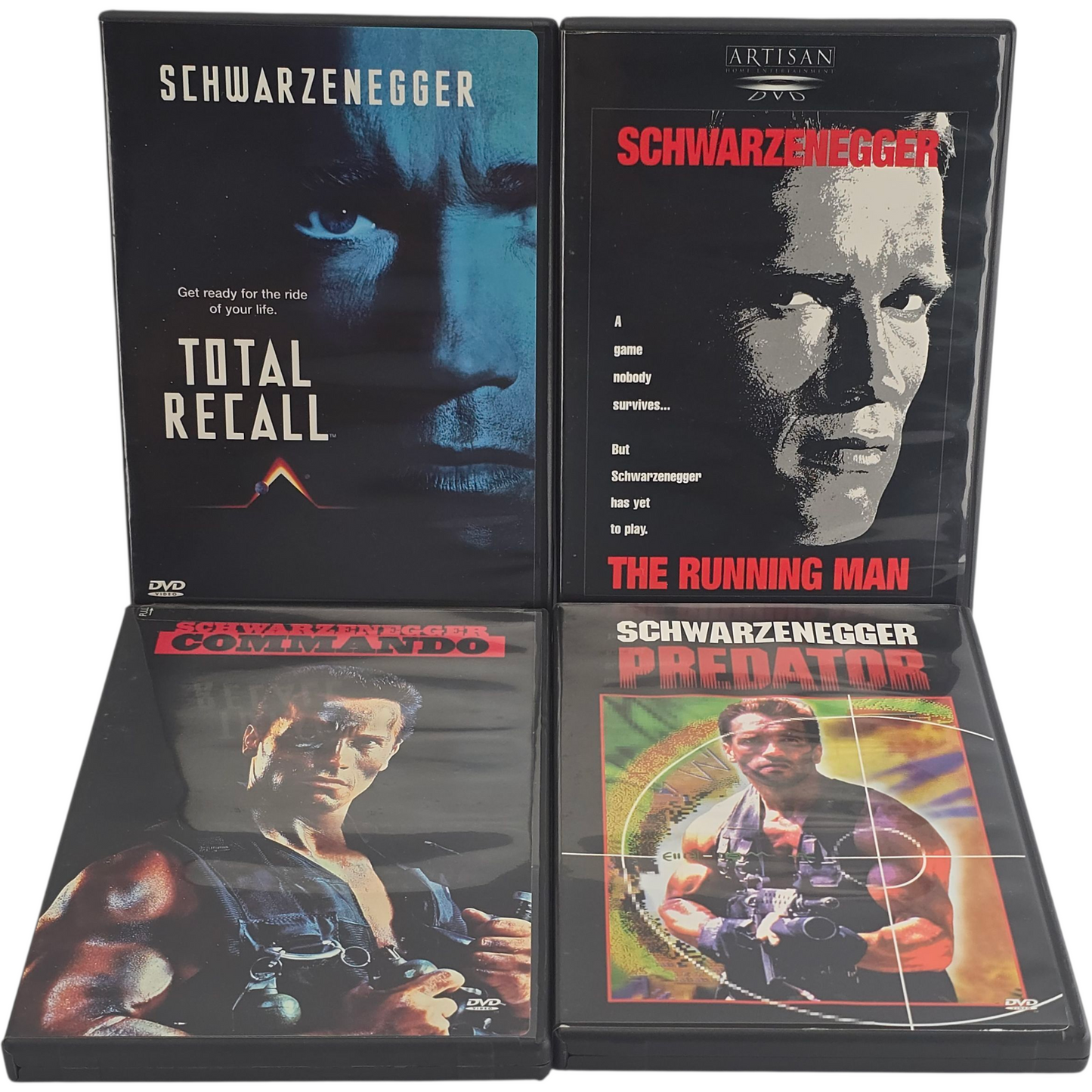 The Arnold Schwarzenegger Collection DVD 4 Films Zone 1 US Import