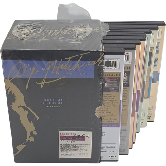 Alfred Hitchcock Collection Vol. 1 Coffret 8 DVD 9 films – Zone 1