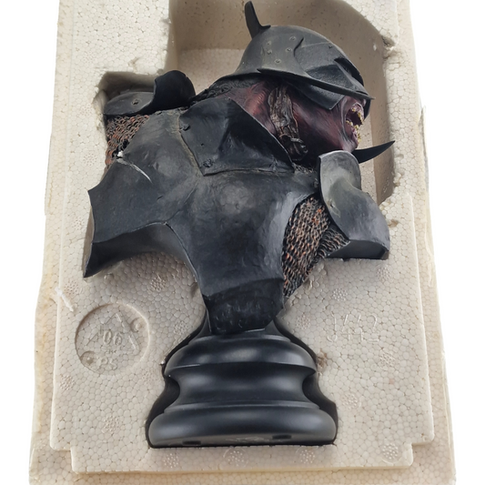 Seigneur des Anneaux Buste Polystone Uruk-Hai Swordsman Sideshow Weta 2000 Ex - visuel 3