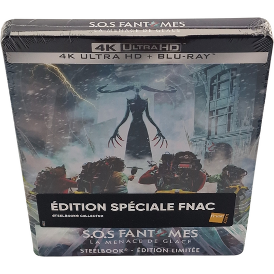 S.O.S. Fantômes La Menace de glace SteelBook 4K Blu-ray Fnac France VF VO Atmos