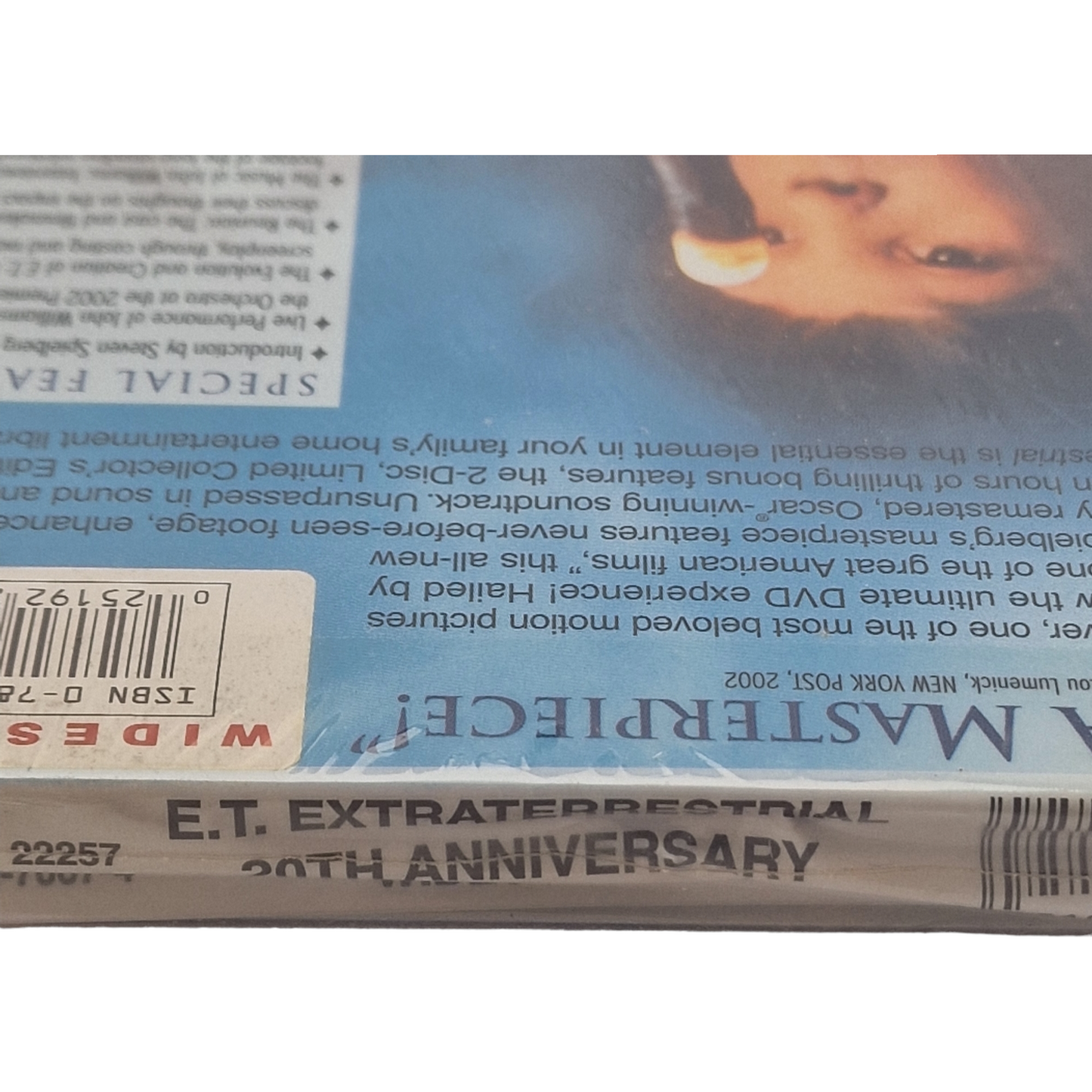 E.T.: The Extra-Terrestrial DVD DigiPack / Édition Collector limitée 2002 Zone 1