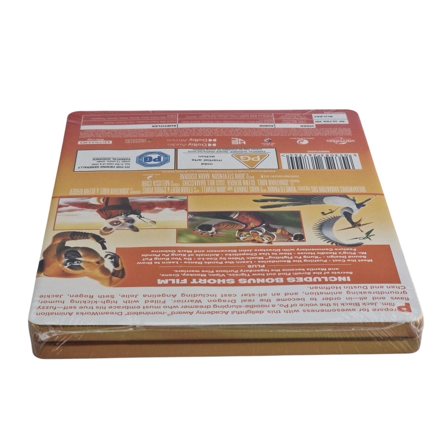 Kung Fu Panda SteelBook 4K Ultra HD +Blu-ray Disney Édition limitée Zone Libre