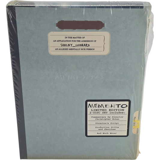 Memento DVD DigiPack 2-disc Ltd Edition Zone 1  Christopher Nolan Import USA