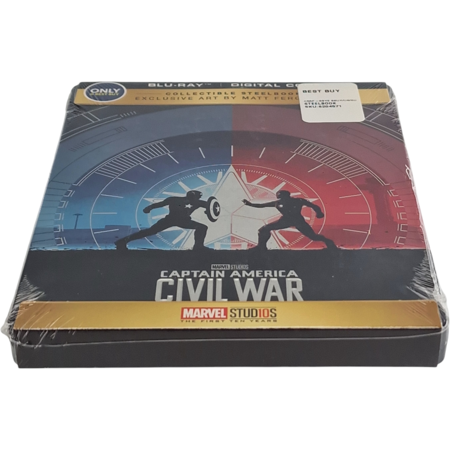 Captain America: Civil War Blu-ray SteelBook Titre Débossé Best Buy 2018 Zone A