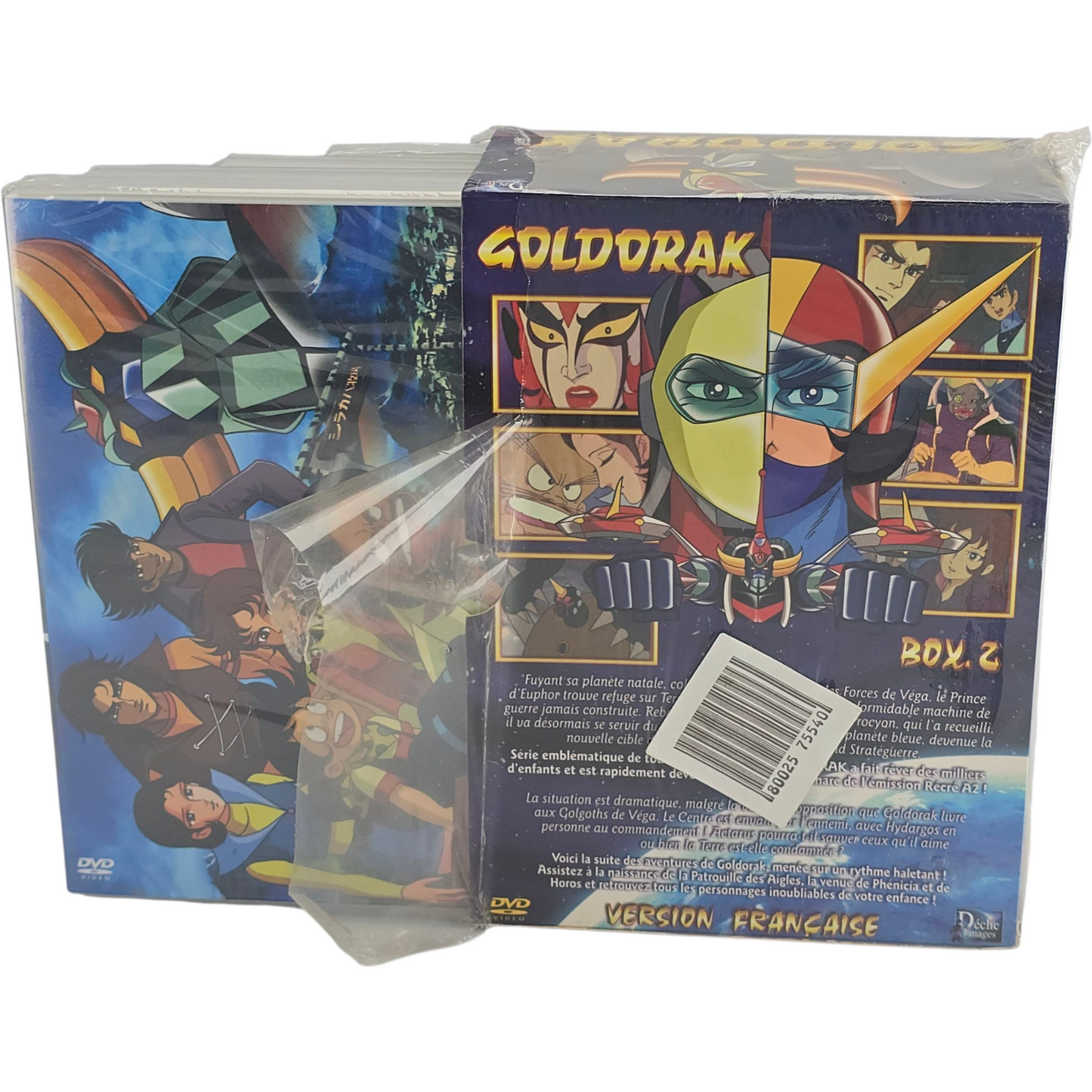 Goldorak Box 2  Épisodes 27 à 52  Version Française 5 X DVD Region 2