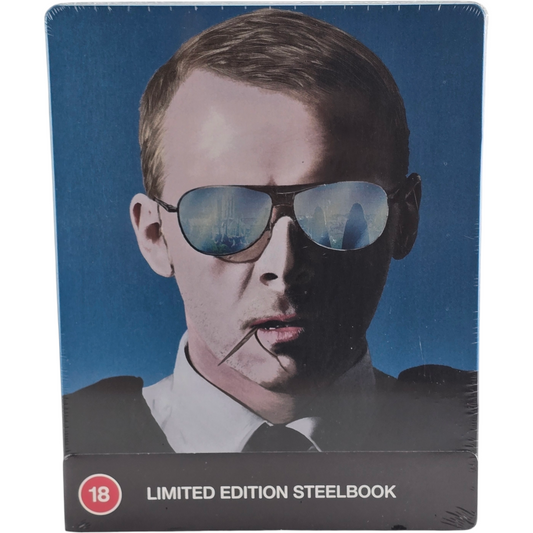 Hot Fuzz Blu-ray Steelbook 4K Ultra HD + Blu-ray Zavvi édition Limitée B