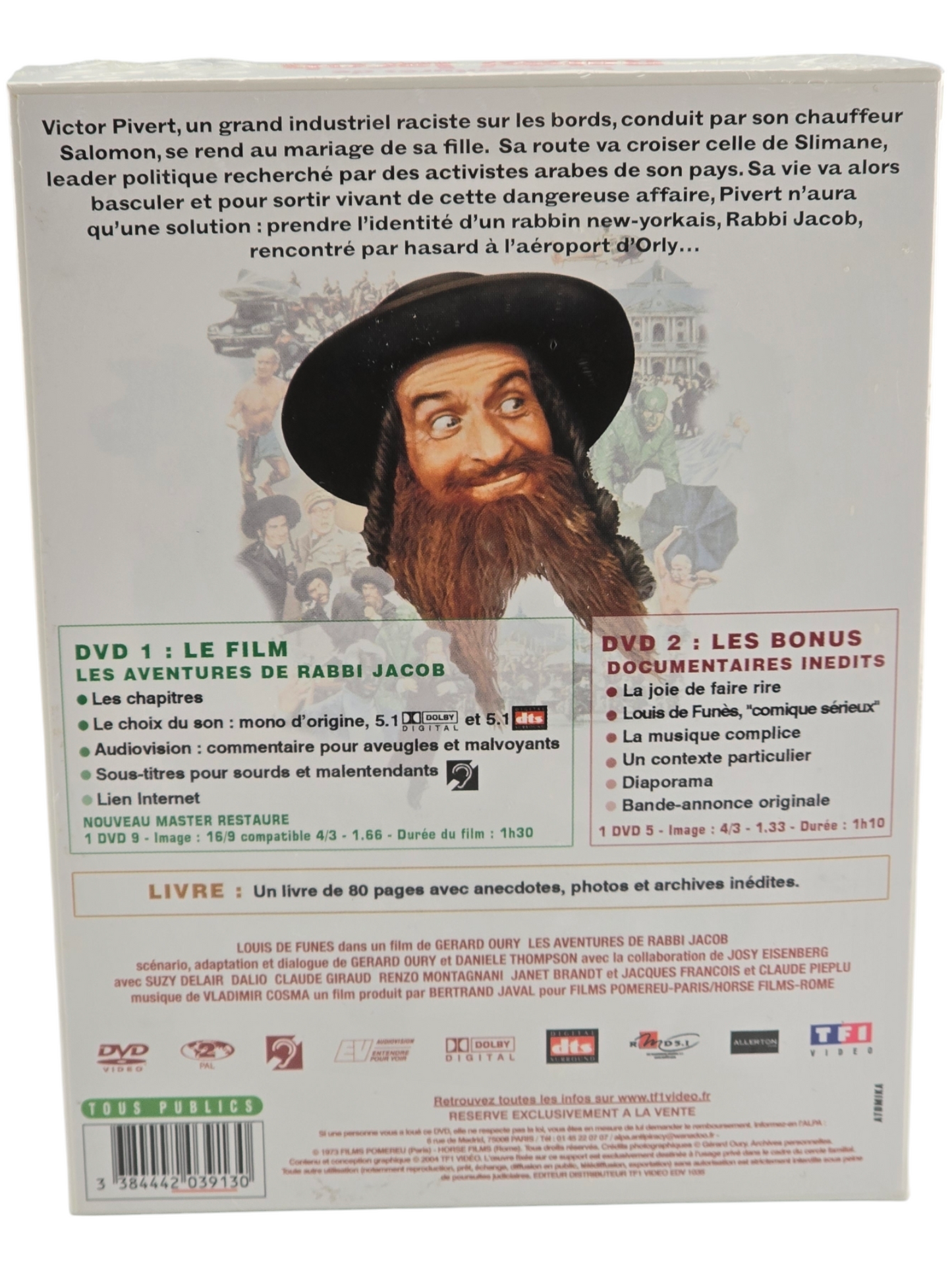 Les Aventures de Rabbi Jacob Édition Collector 2 X DVD + Bonus Louis de Funès B