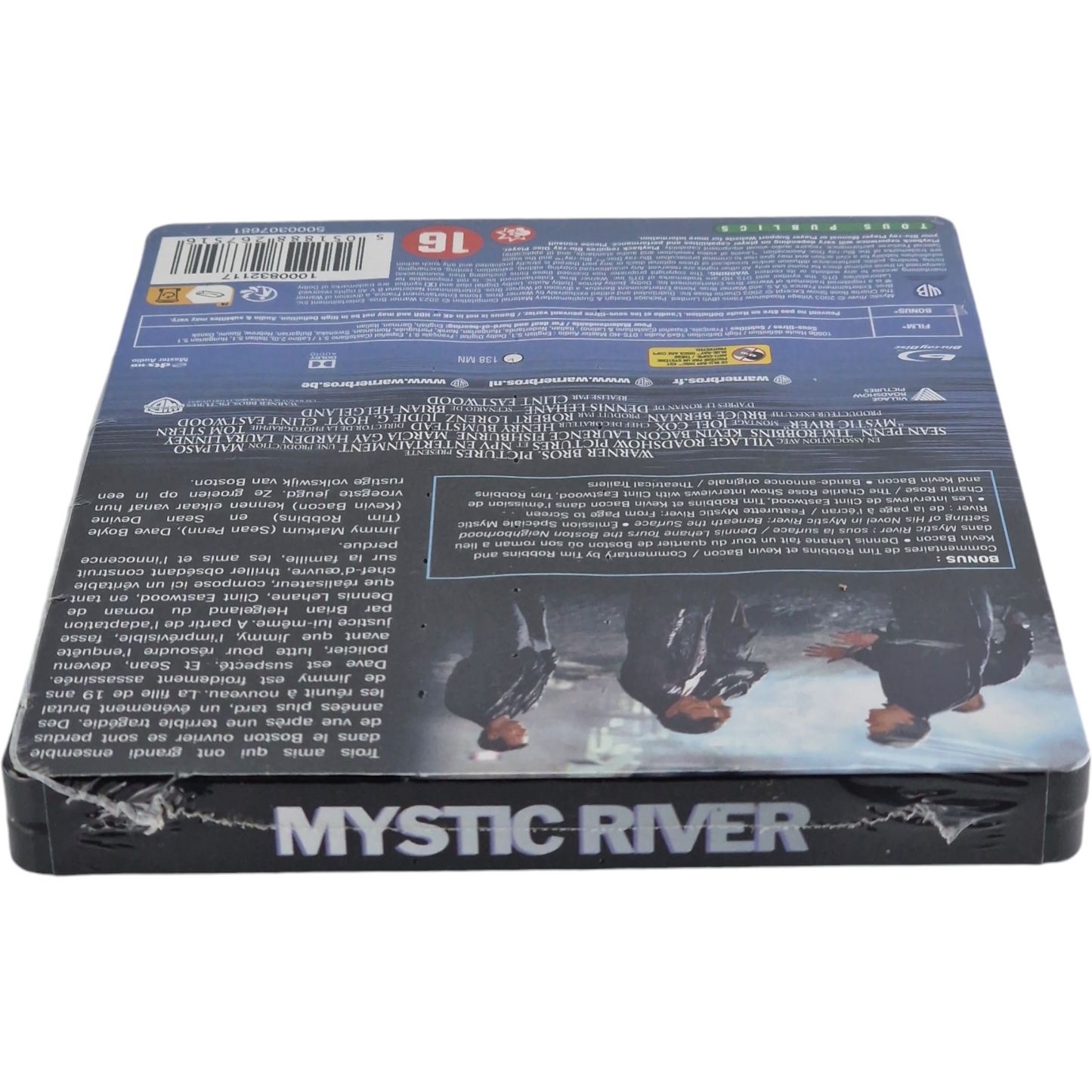 Mystic River 2003 Steelbook Blu-ray Clint Eastwood Sean Penn Zone B