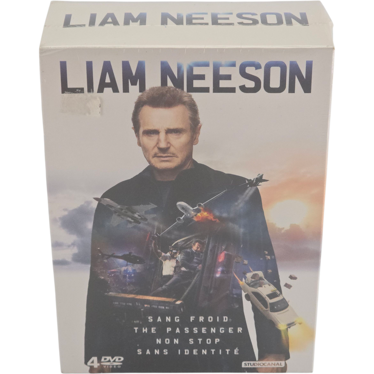 Liam Neeson-Coffret  DVD- Sang Froid + The Passenger + Non-Stop + sans identité Zone B
