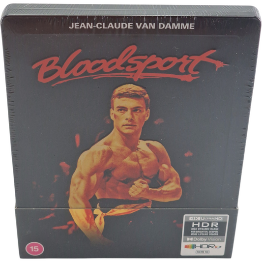 Bloodsport Steelbook Débossé 4K Ultra HD + Blu-ray Limitée Collector's Edition B
