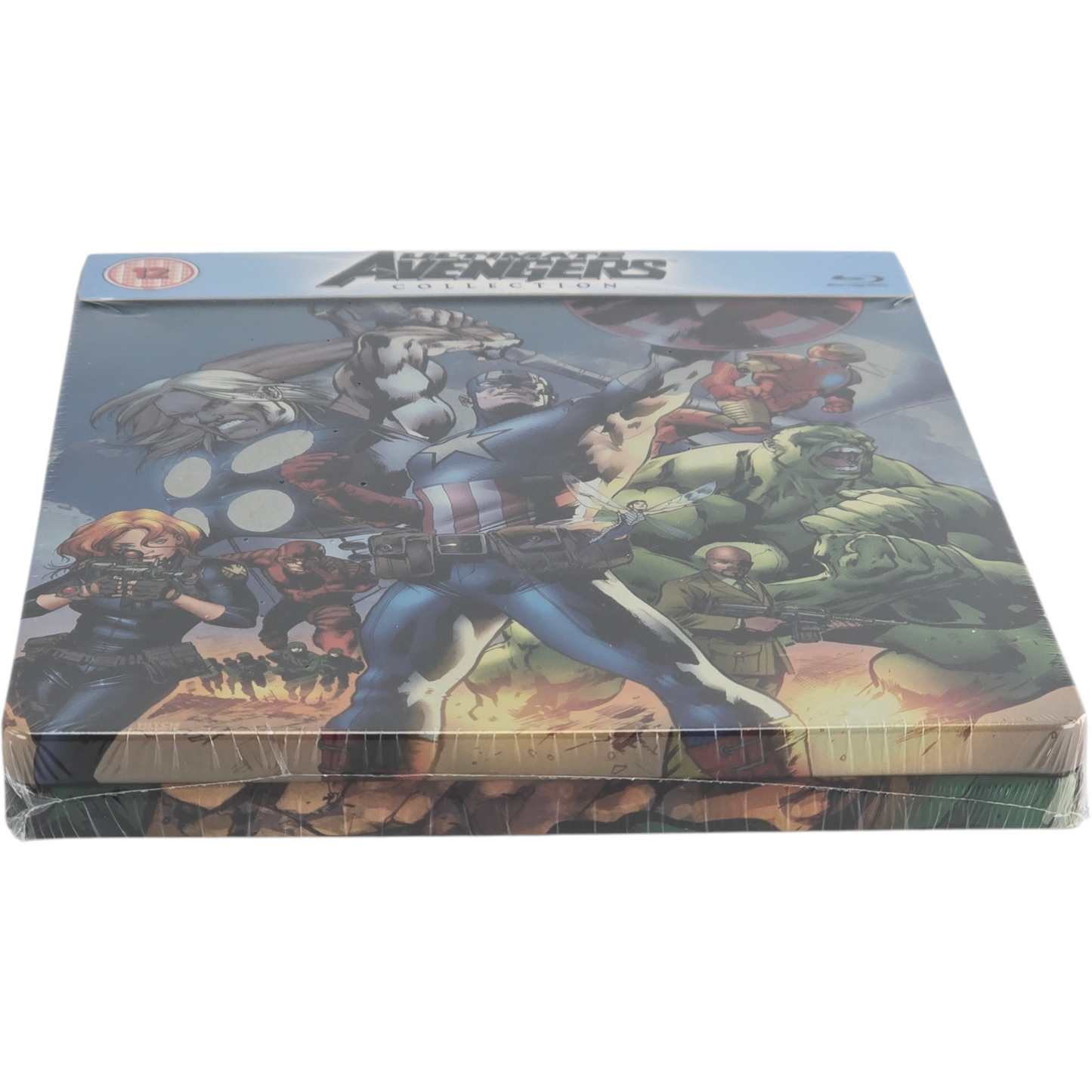 Ultimate Avengers 1 + 2 SteelBook Blu-ray 2 Films Zavvi Tirage limité Zone B