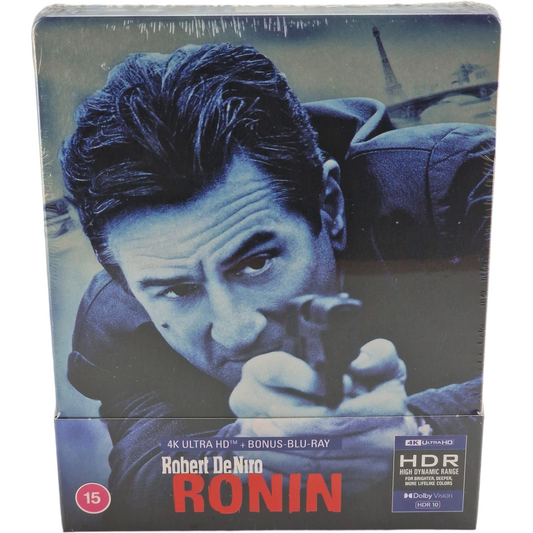 Ronin SteelBook 4K Ultra HD + Blu-ray Robert De Niro Jean Reno Thriller VO UK