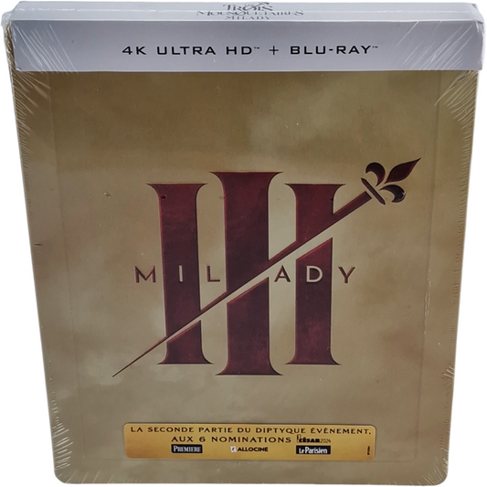 Les Trois Mousquetaires : Milady SteelBook Débossé 4K Ultra HD + Blu-ray  B