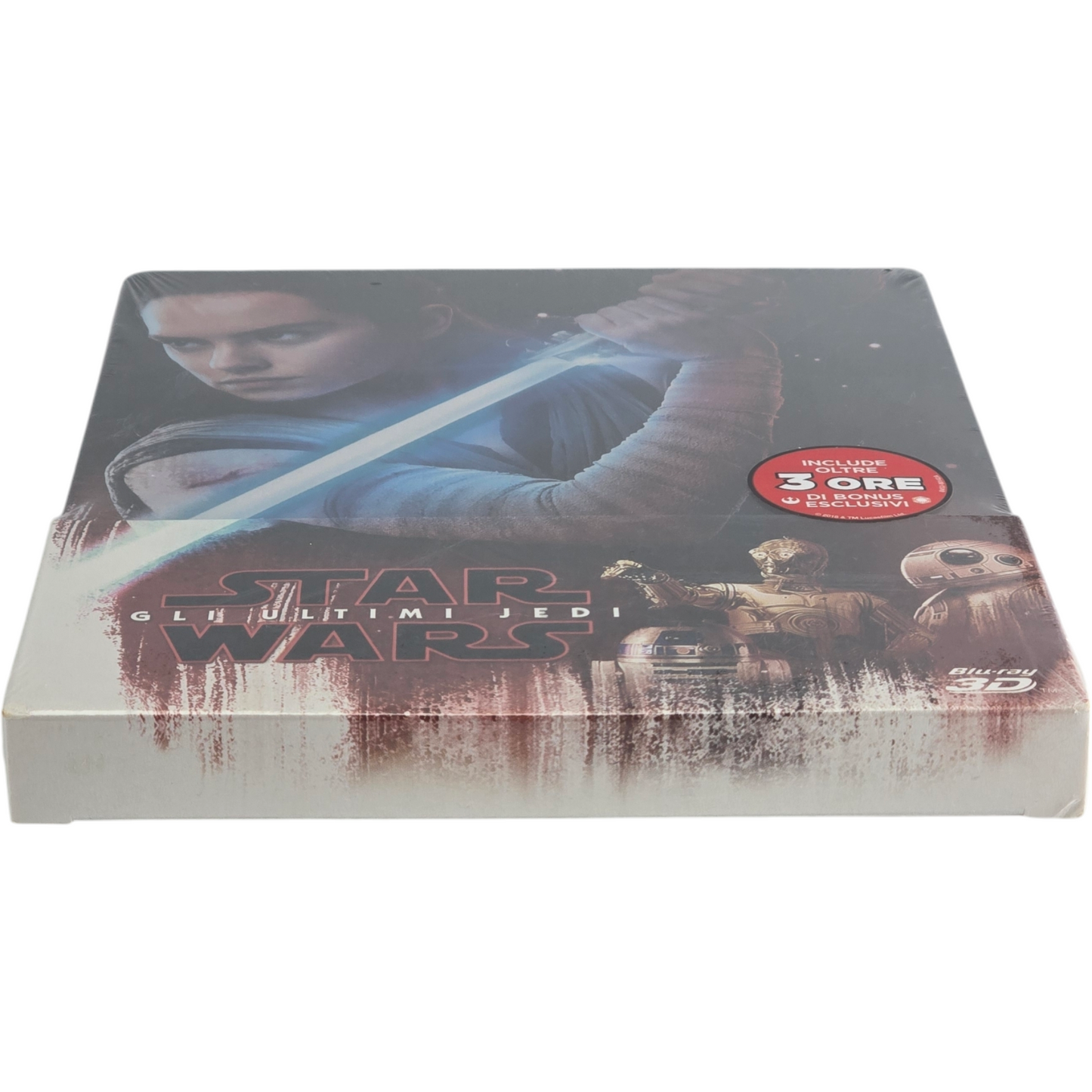 Star Wars: Episode VIII : The Last Jedi SteelBook Blu-ray 3D + Blu-ray Disney  B