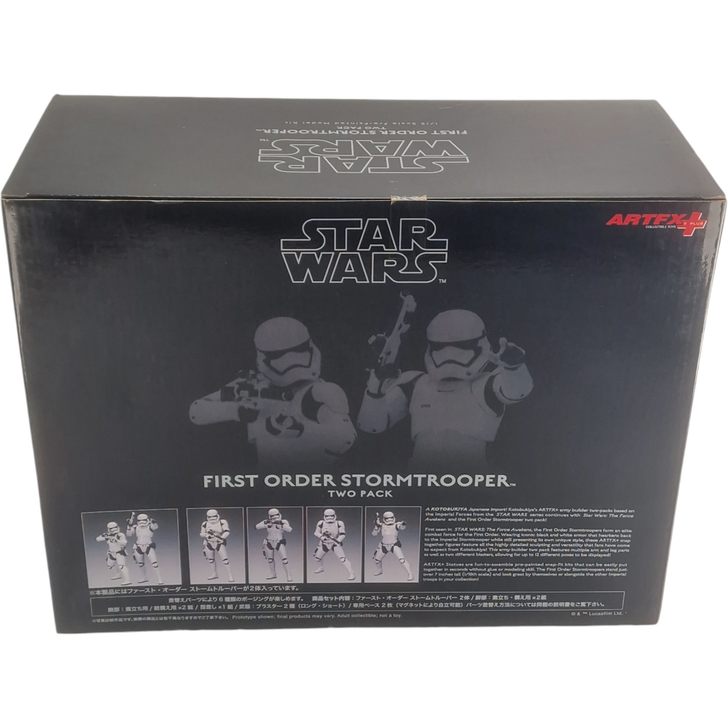 Star Wars -Artfx+ First Order Stormtrooper statue Kotobukiya l'échelle 1:10 Ensemble de 2, blanc Neuf