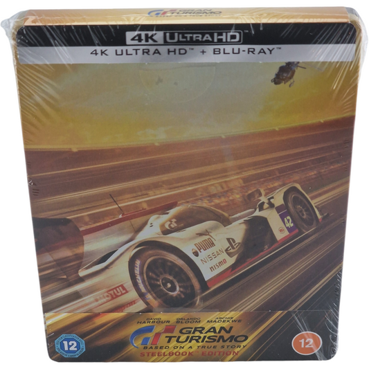 Gran Turismo 4K Ultra HD + Blu-ray SteelBook édition Limitée Gold Zone B