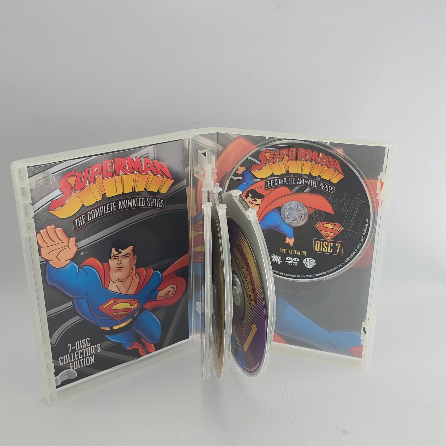 Superman: 7 X DVD Collector's The Complete Animated Series 3 Seasons Zone 1
