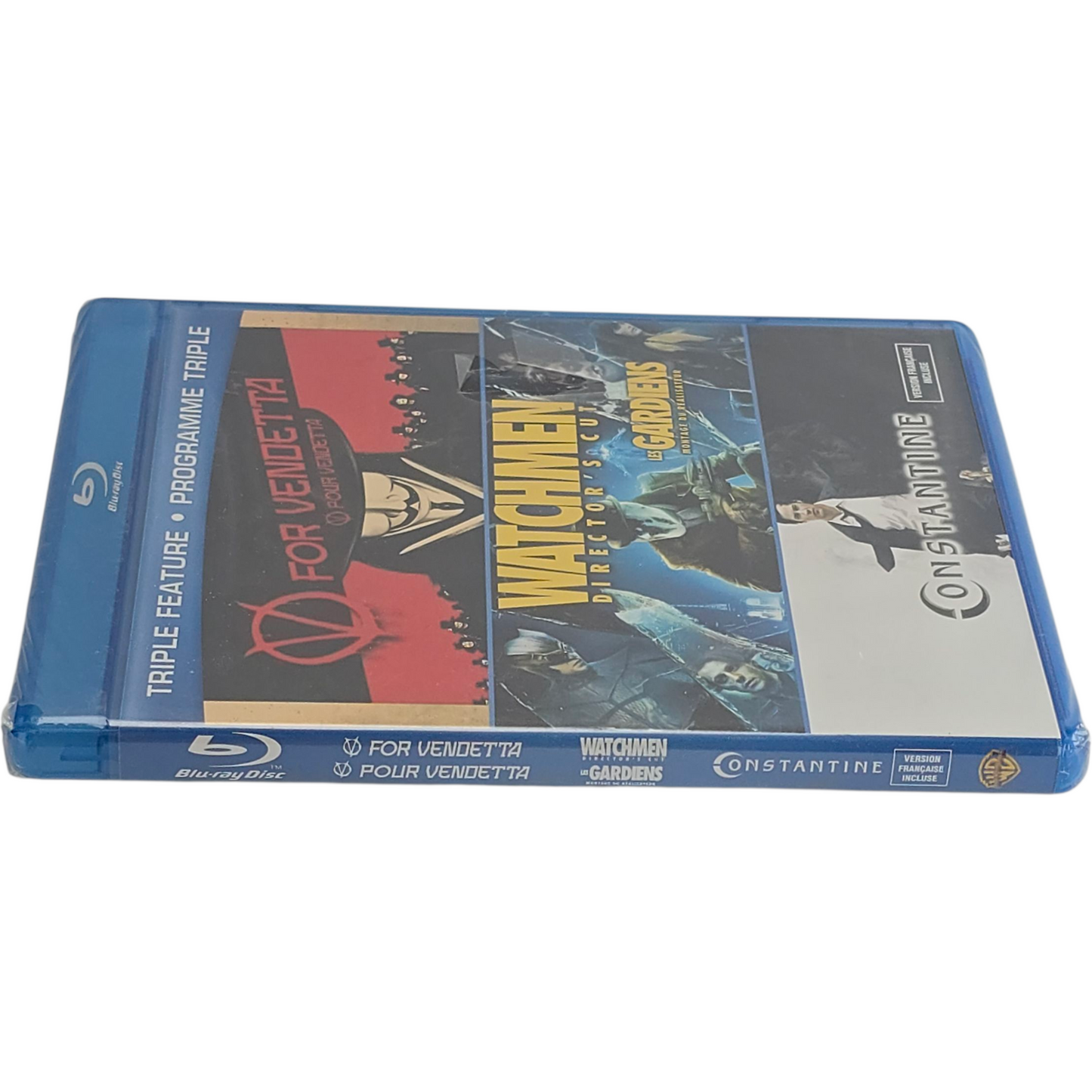 V for Vendetta + Watchmen + Constantine Blu-ra Warner Triple Feature Zone A