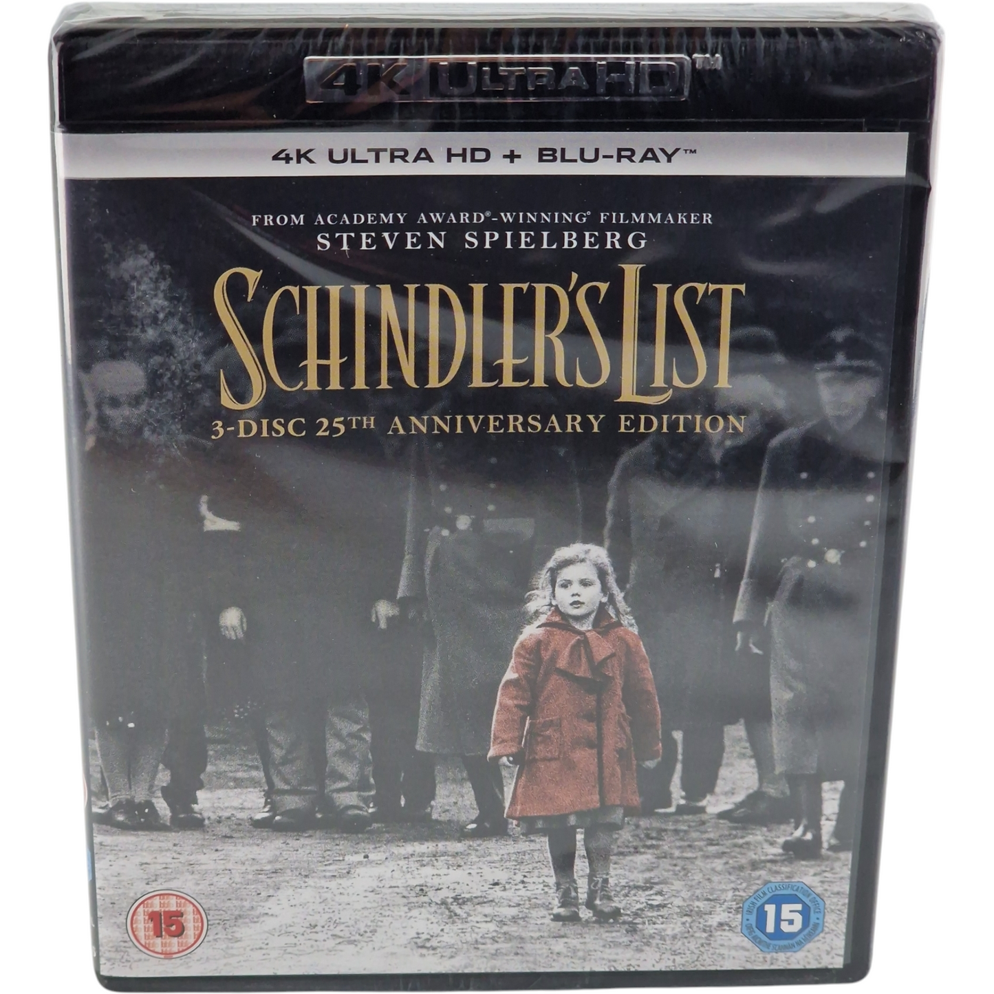 Schindler's List 4K Ultra HD+Blu-ray Spielberg,Liam Neeson, Ralph Fiennes Libre