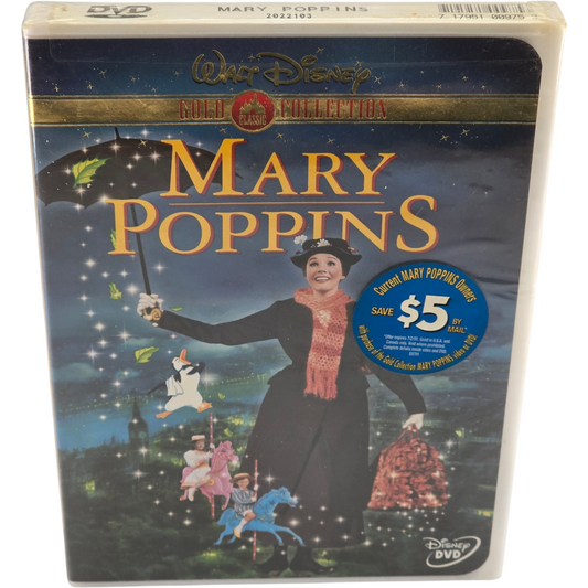 Mary Poppins DVD Gold Classic Collection VF Import US Région 1 -  2000 Neuf