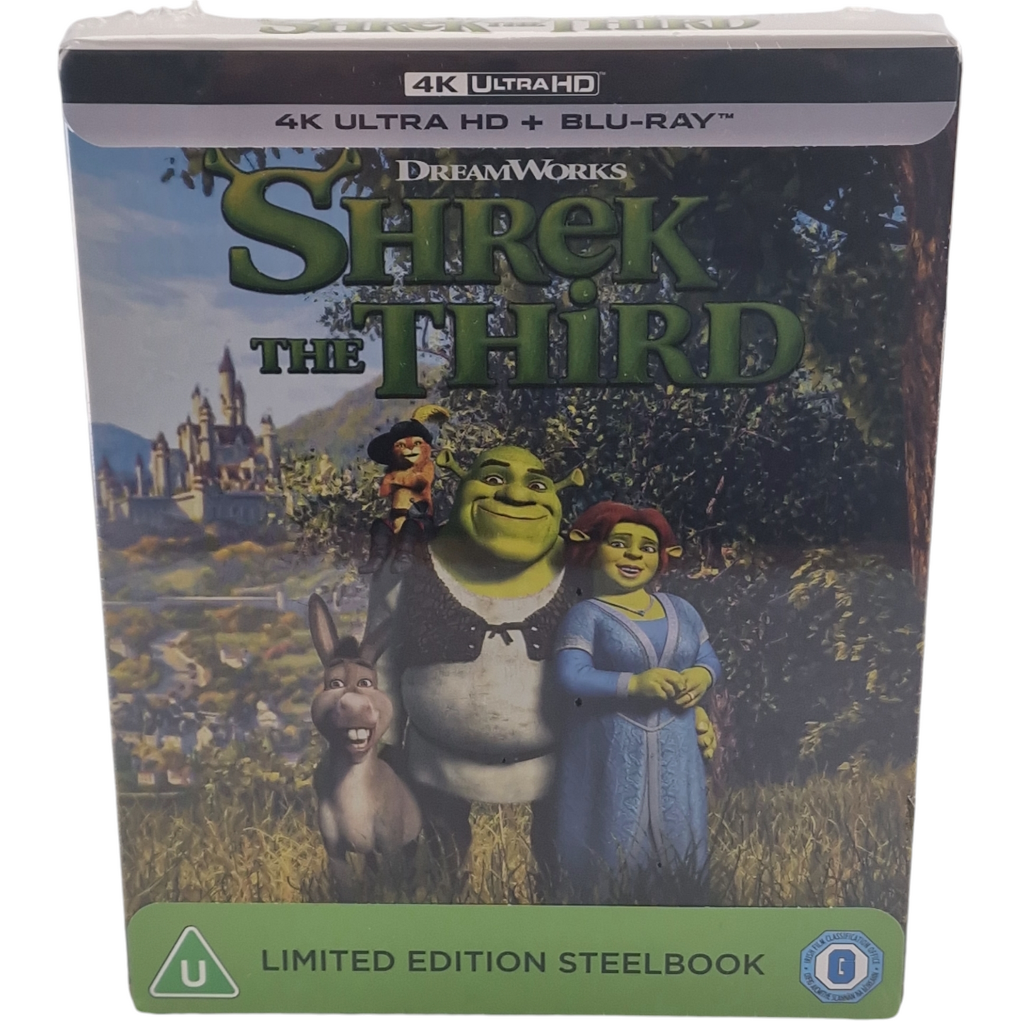 Shrek the Third 4K Ultra HD+Blu-ray Steelbook Eddie Murphy,Cameron Diaz ,Libre