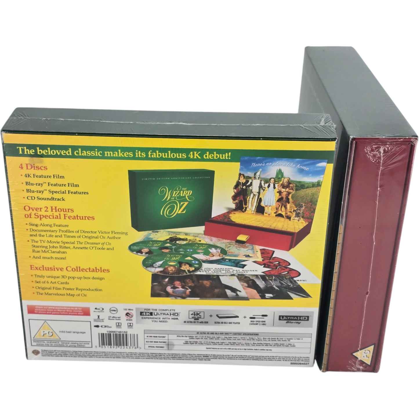 Le magicien d'Oz Blu-ray 4K Ultra HD + Blu-ray + CD Collection édition limitée