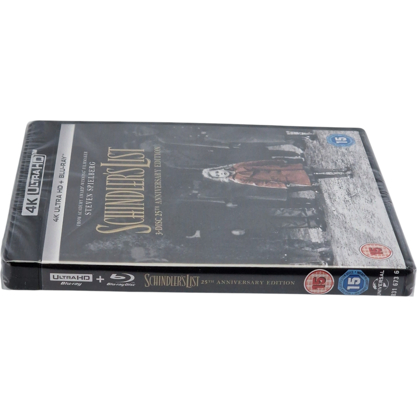 Schindler's List 4K Ultra HD+Blu-ray Spielberg,Liam Neeson, Ralph Fiennes Libre