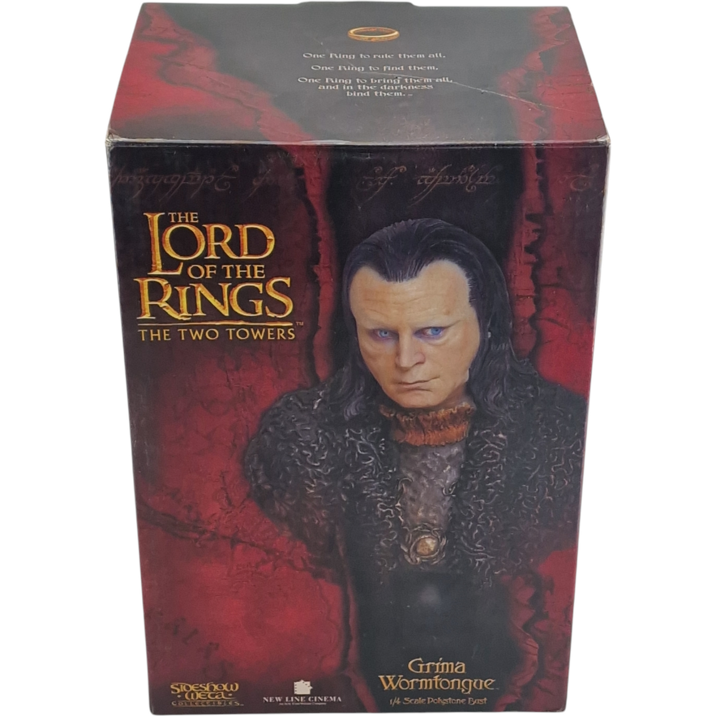 Seigneur des Anneaux Buste Polystone Grima Wormtongue Sideshow Weta Limitée 2000 Ex