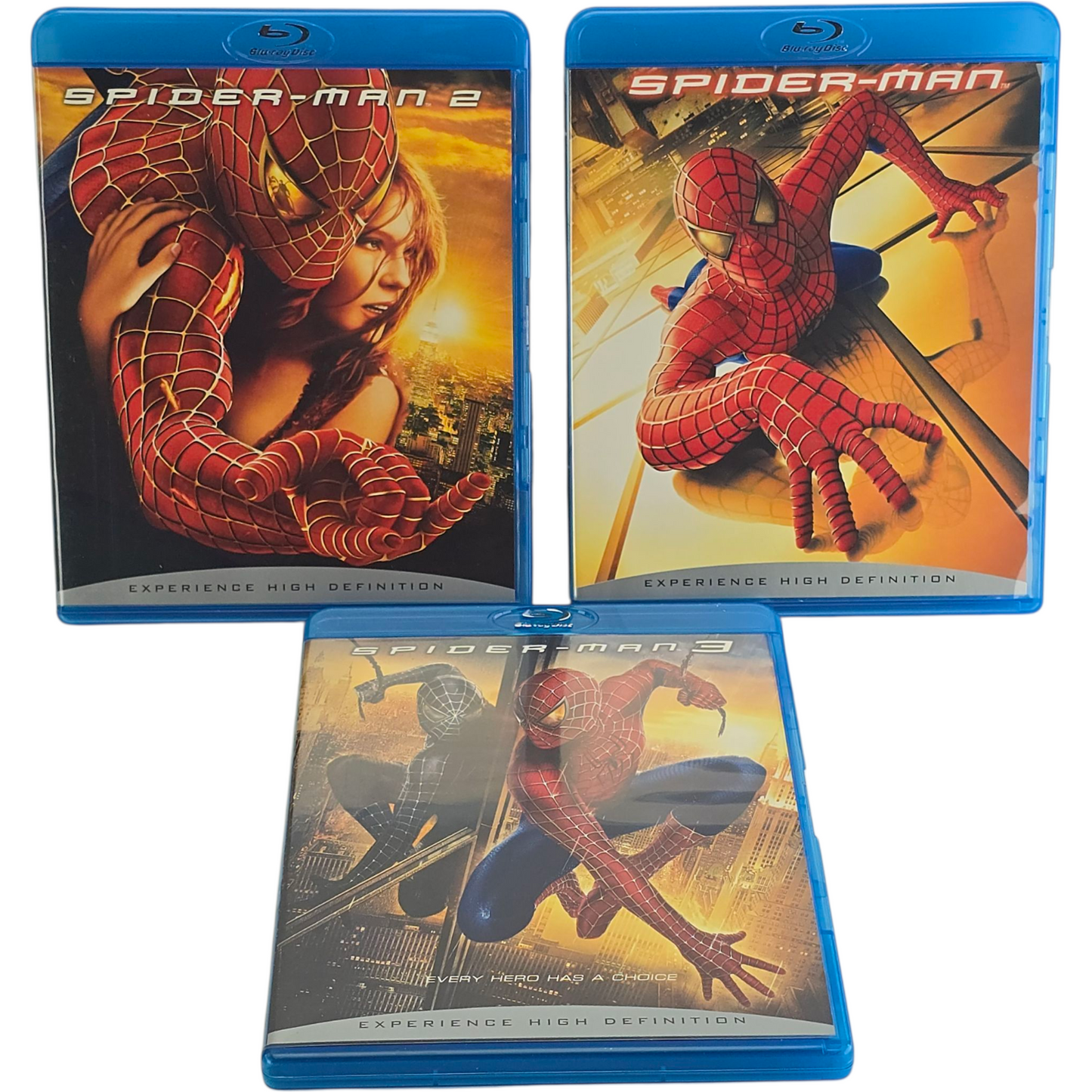 Spider-Man: Blu-ray The High Definition Trilogy 4 disques Zone 1 US Import
