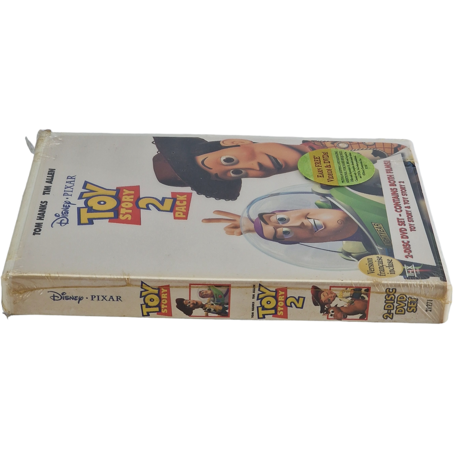 Toy Story + Toy Story 2 DVD 2 Pack Collection Disney Tom Hanks 2001 Zone 1