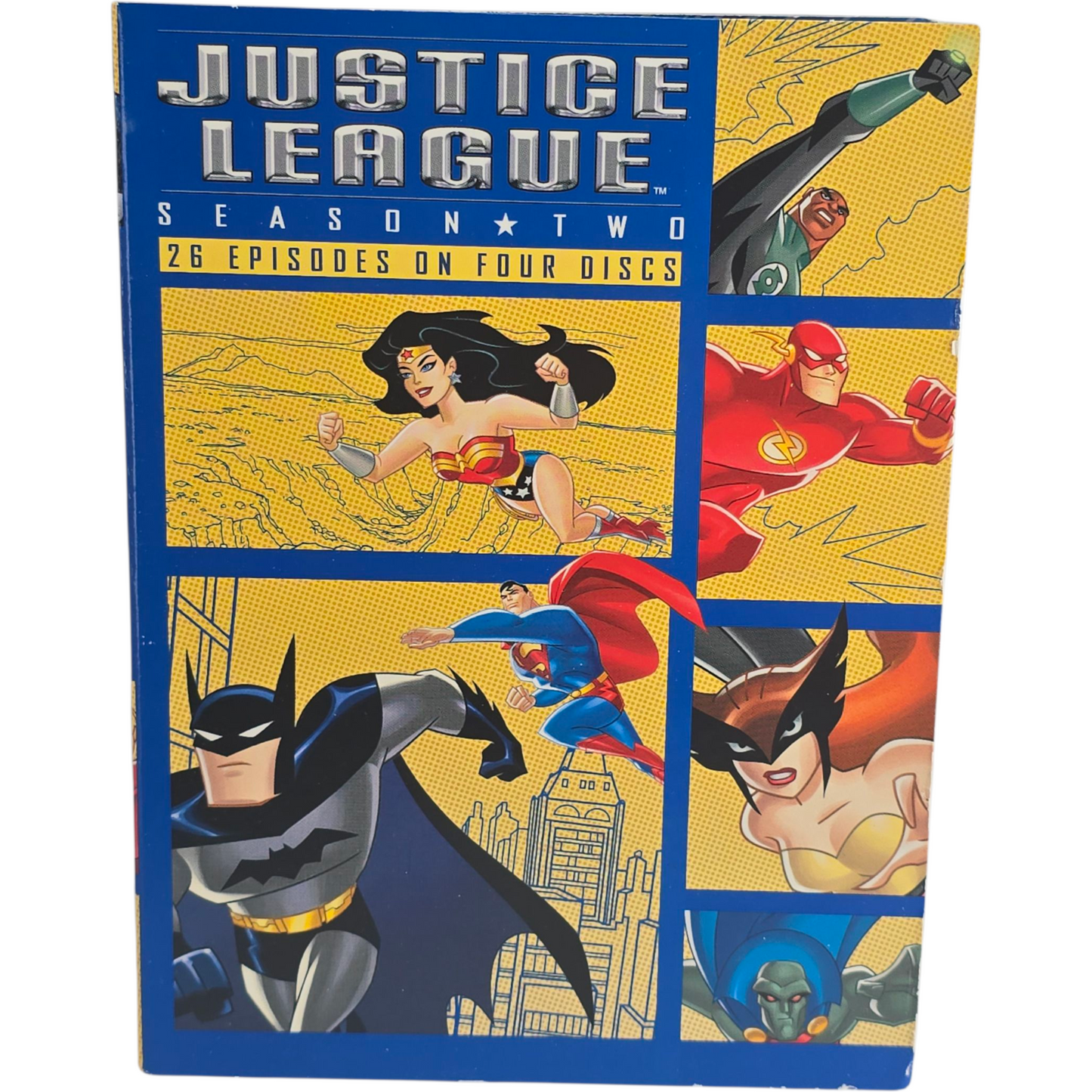 Justice League Unlimited: 4 DVD DigiPack Season 2 DC Comics Zone 1