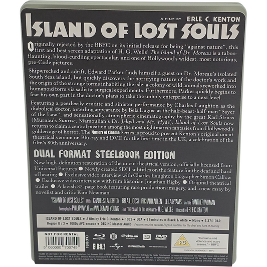 Island of Lost Souls - SteelBook Blu-ray + DVD - Visuel 3