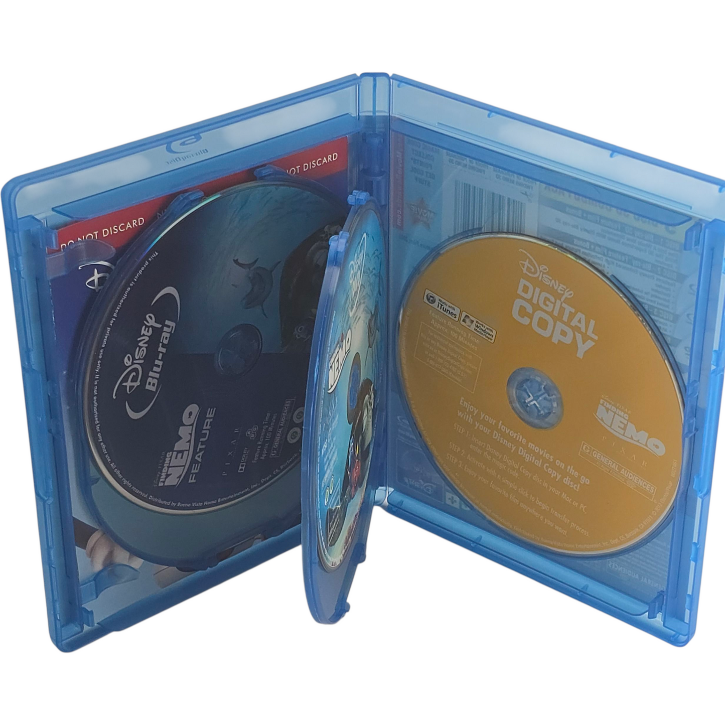 Finding Nemo 5 Disques Collector's Disney Blu-ray 3D +2D + DVD Zone 1 Canada