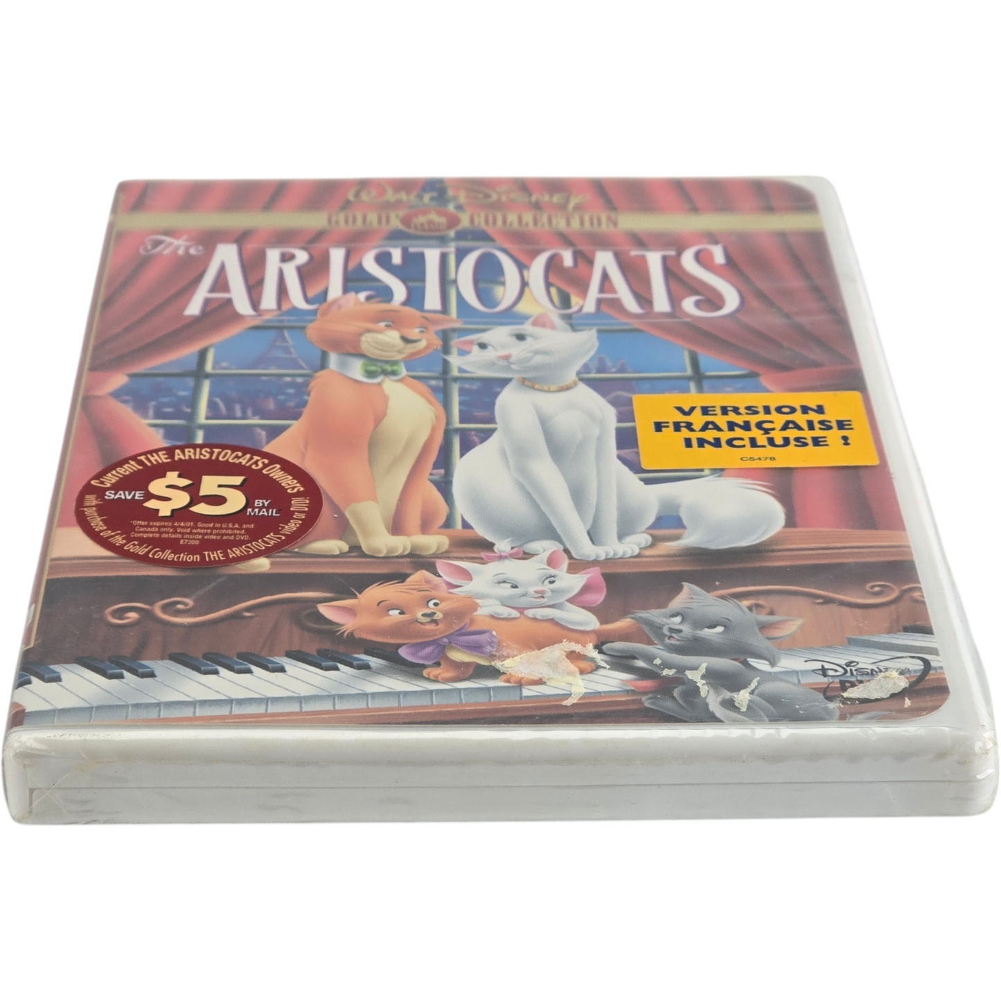 Les Aristochats DVD Walt Disney Gold Classic Collection 30e 2000 VF Region A
