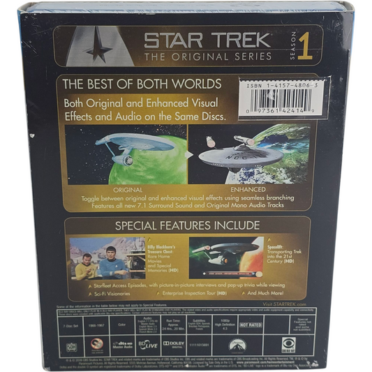 Star Trek: The Original Series – Saison 1 – Coffret Blu-ray – Toutes zones