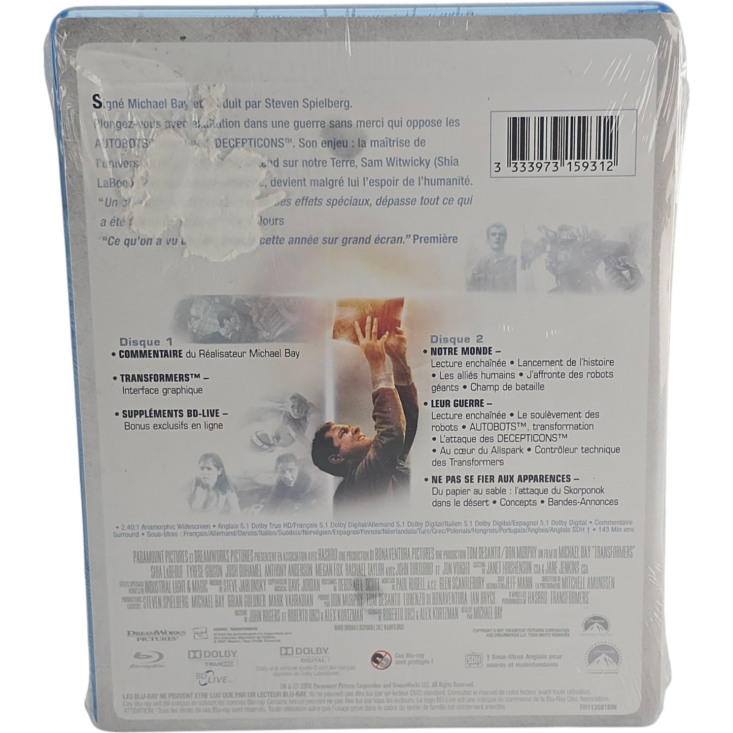 Transformers - Édition Spéciale Blu-ray Shia LaBeouf, Megan Fox Region B