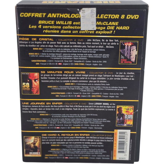 Die Hard – Anthologie Collector – Coffret 8 DVD Zone 2