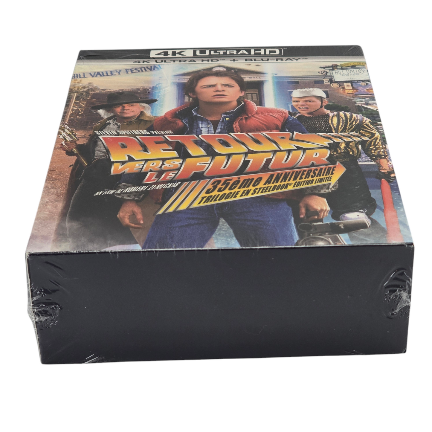 Retour vers Le Futur Trilogie 4K Blu-Ray SteelBook 35ème Anniversaire Zone 2