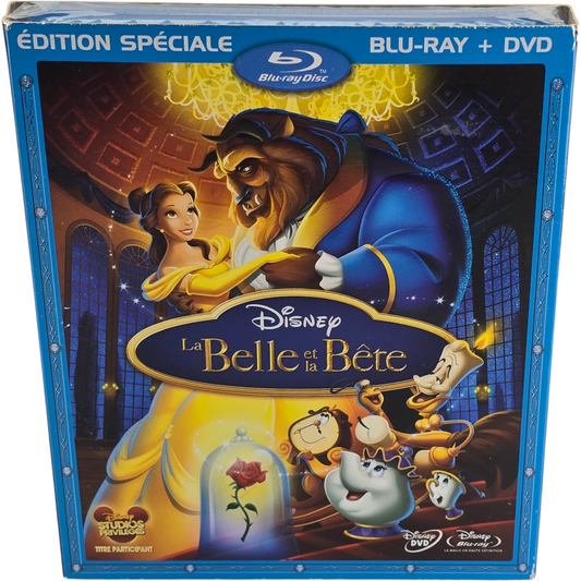 La Belle et la Bête  1991 Blu-ray + DVD Édition spéciale Disney  2010 Zone Libre