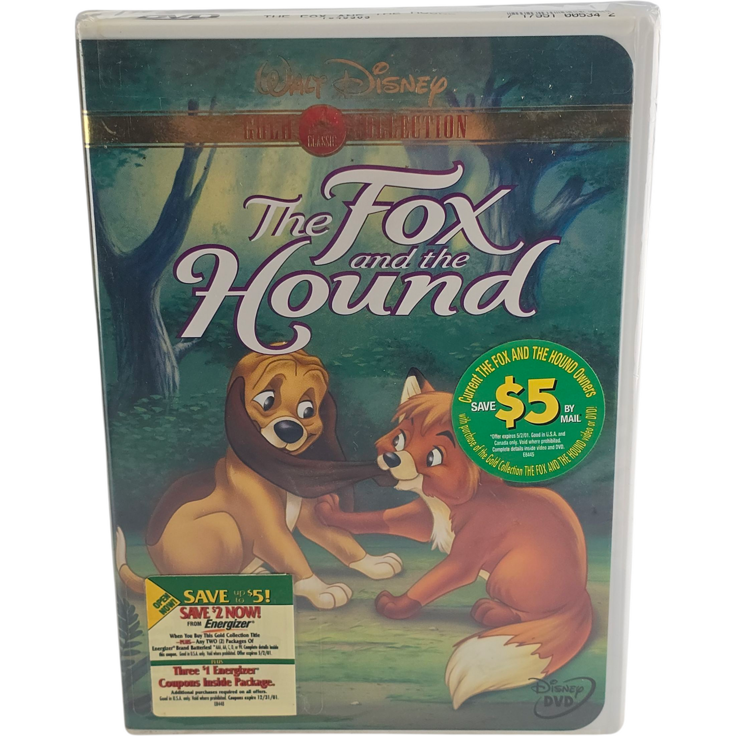 The Fox and the Hound DVD Disney Gold Classic Collection Zone 1 US Import