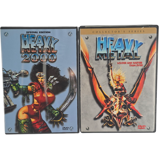 Heavy Metal & Heavy Metal 2000 DVD Box Set Double Feature DigiPack Region 1